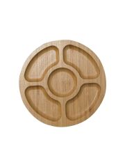 FEGE STORE Bambu 5 Bölmeli Sunumluk 1*30
